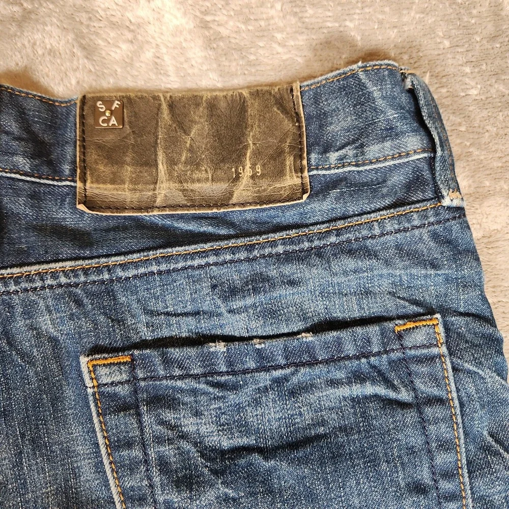 Morrison Jeans Men's‎ 31x32 1969 Button-Fly Skinny Fit Dark Wash